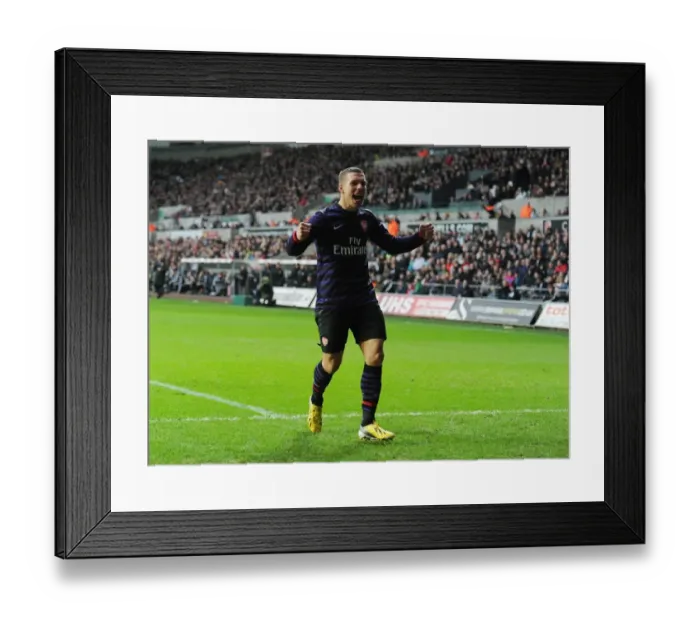 Framed Print : Lukas Podolski Scores First for Arsenal against Swansea City in FA Cup Third Round Framed Print : Lukas Podolski Scores First for Arsenal against Swansea City in FA Cup Third Round