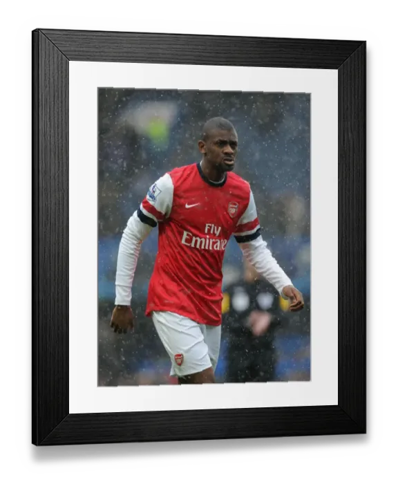 Framed Print : Abou Diaby: In Action Against Chelsea, Premier League 2012-13 Framed Print : Abou Diaby: In Action Against Chelsea, Premier League 2012-13