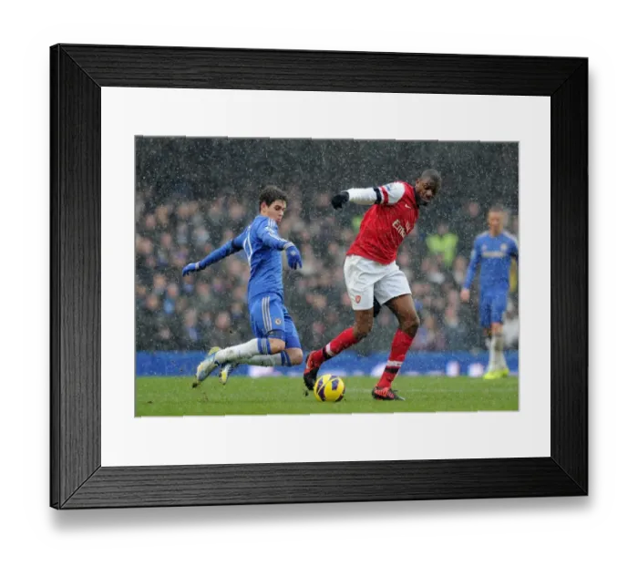 Framed Print : Abou Diaby vs. Oscar: Clash of Midfield Titans - Chelsea vs. Arsenal, Premier League 2012-13 Framed Print : Abou Diaby vs. Oscar: Clash of Midfield Titans - Chelsea vs. Arsenal, Premier League 2012-13