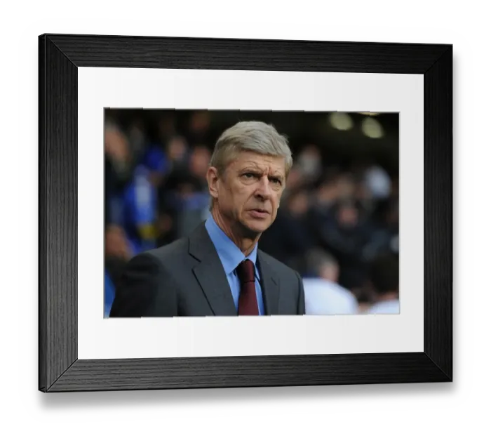 Framed Print : Arsene Wenger: The Battle of Stamford Bridge - Chelsea vs Arsenal, Premier League (2012-13)