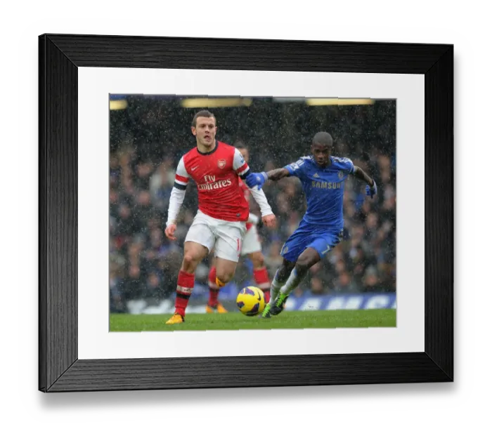 Framed Print : Clash of Titans: Wilshere vs. Ramires - Chelsea vs. Arsenal, Premier League 2012-13 Framed Print : Clash of Titans: Wilshere vs. Ramires - Chelsea vs. Arsenal, Premier League 2012-13