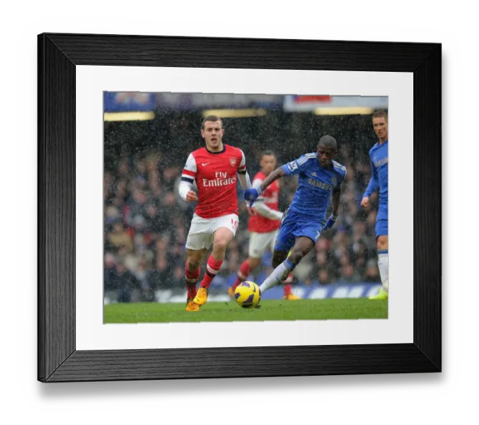 Framed Print : Clash of Midfield Titans: Wilshere vs. Ramires, Chelsea vs. Arsenal, Premier League 2012-13 Framed Print : Clash of Midfield Titans: Wilshere vs. Ramires, Chelsea vs. Arsenal, Premier League 2012-13