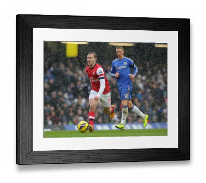 Framed Print : Jack Wilshere vs Fernando Torres: Battle in the Premier League - Chelsea vs Arsenal (2012-13) Framed Print : Jack Wilshere vs Fernando Torres: Battle in the Premier League - Chelsea vs Arsenal (2012-13)