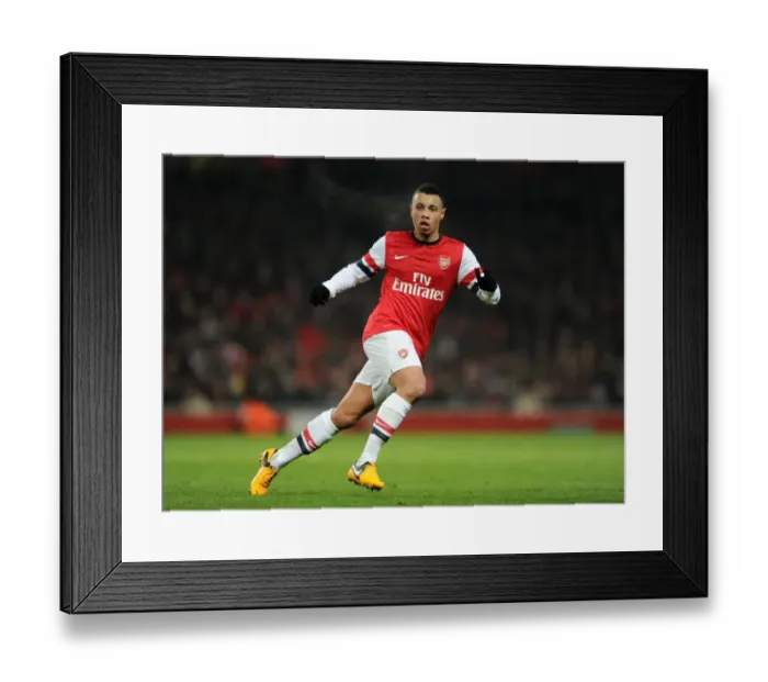 Framed Print : Francis Coquelin: Arsenal's FA Cup Determination - Arsenal v Swansea City, 2013