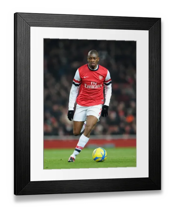 Framed Print : Abou Diaby Scores the Winner: Arsenal 1-0 Swansea City, FA Cup 3rd Round Replay, Emirates Stadium (2013)