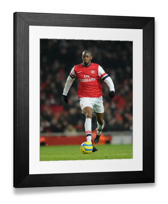Framed Print : Abou Diaby: In Action for Arsenal against Swansea City in FA Cup Third Round Replay (2013)