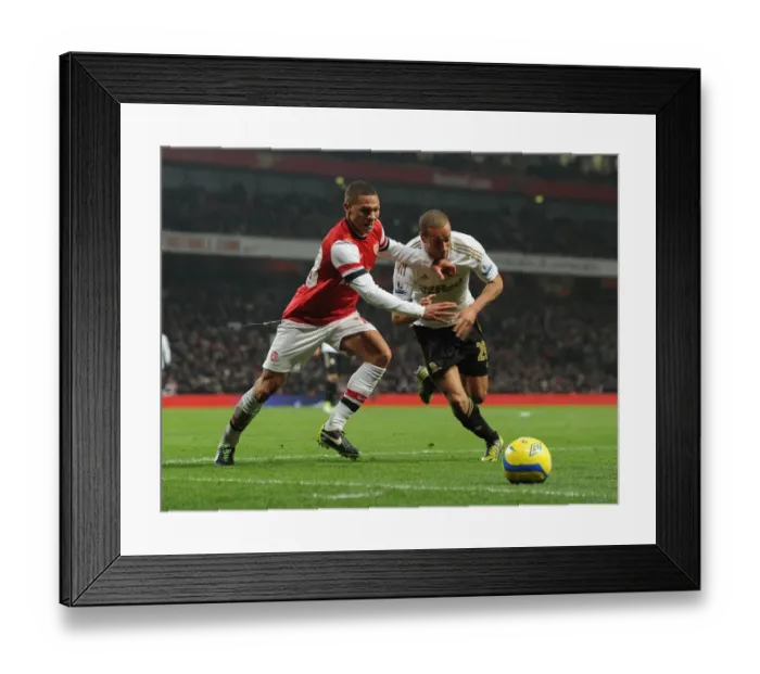 Framed Print : Arsenal vs Swansea: FA Cup Third Round Replay Showdown - Kieran Gibbs vs Ashley Richards Framed Print : Arsenal vs Swansea: FA Cup Third Round Replay Showdown - Kieran Gibbs vs Ashley Richards