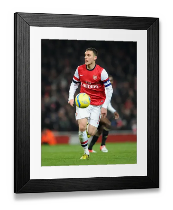 Framed Print : Thomas Vermaelen (Arsenal). Arsenal 1: 0 Swansea City. FA Cup 3rd Round replay. Emirates Stadium Framed Print : Thomas Vermaelen (Arsenal). Arsenal 1: 0 Swansea City. FA Cup 3rd Round replay. Emirates Stadium
