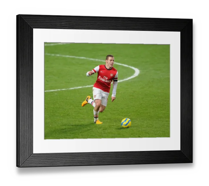Framed Print : Jack Wilshere's Winning Goal: Arsenal 1-0 Swansea City, FA Cup 3rd Round Replay, Emirates Stadium (2013)