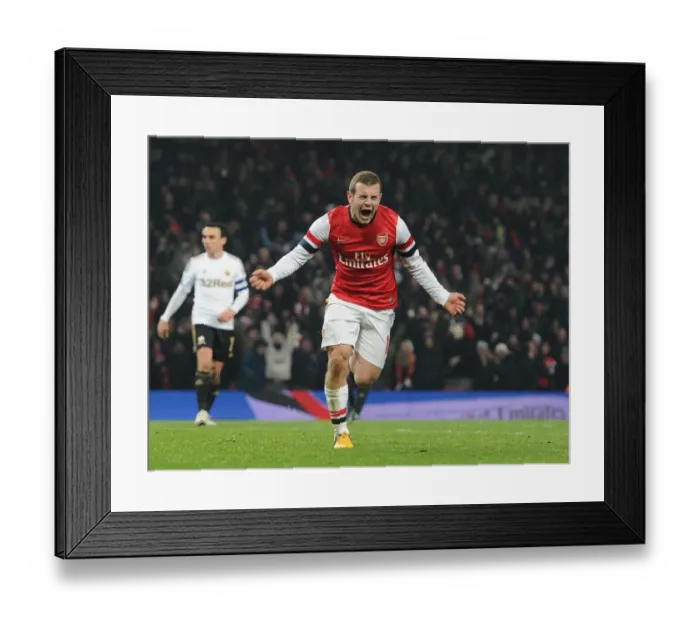 Framed Print : Jack Wilshere's FA Cup Stunner: Arsenal vs Swansea City (2012-13)