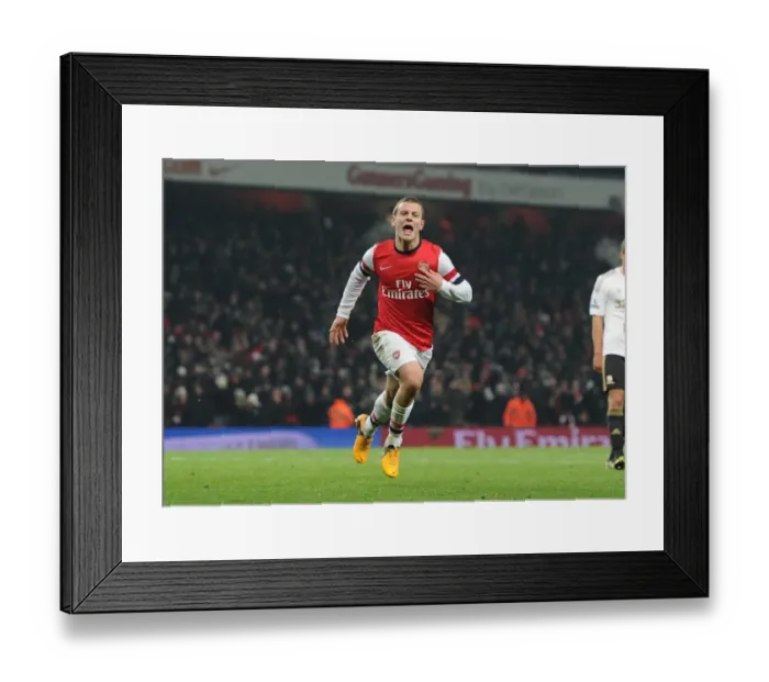 Framed Print : Jack Wilshere's FA Cup Drama: Arsenal's Thrilling Victory Over Swansea City, 2013