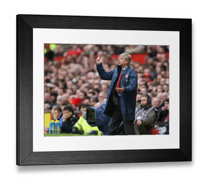 Framed Print : Arsene Wenger and Manchester United's Edge: 2008 Premier League Clash (2-1) Framed Print : Arsene Wenger and Manchester United's Edge: 2008 Premier League Clash (2-1)