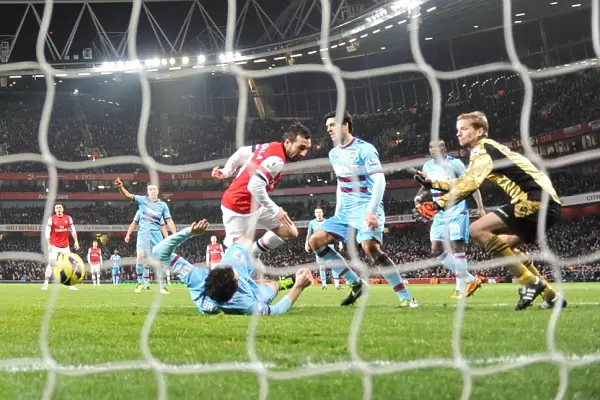 Santi Cazorla's Backheel: Arsenal's Third Goal vs. West Ham United (2012-13)