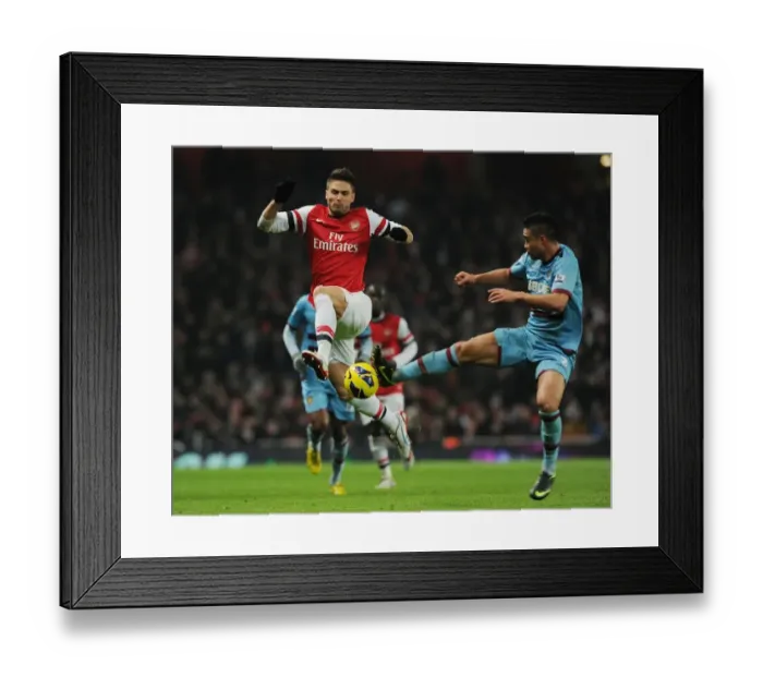Framed Print : Giroud vs. Reid: Intense Battle at the Emirates - Arsenal vs. West Ham United, Premier League 2012-13 Framed Print : Giroud vs. Reid: Intense Battle at the Emirates - Arsenal vs. West Ham United, Premier League 2012-13