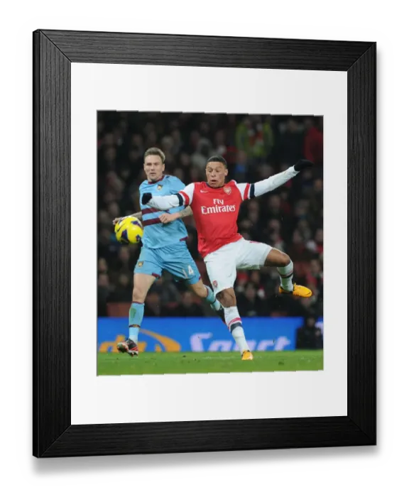 Framed Print : Alex Oxlade-Chamberlain Outmaneuvers Matt Taylor: Arsenal vs West Ham United, Premier League 2012-13 Framed Print : Alex Oxlade-Chamberlain Outmaneuvers Matt Taylor: Arsenal vs West Ham United, Premier League 2012-13