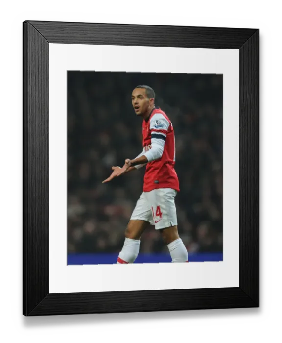 Framed Print : Theo Walcott in Action: Arsenal vs. West Ham United, Premier League 2012-13 Framed Print : Theo Walcott in Action: Arsenal vs. West Ham United, Premier League 2012-13