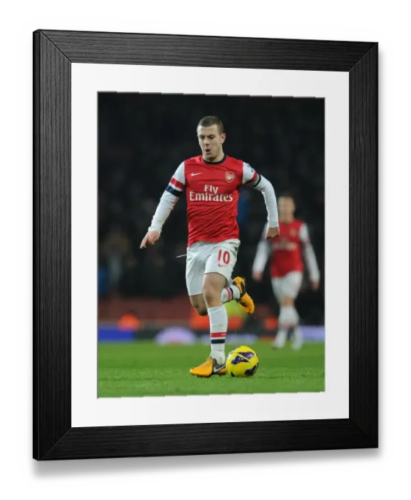 Framed Print : Arsenal's Jack Wilshere Fights for Possession Against West Ham United in the Premier League Framed Print : Arsenal's Jack Wilshere Fights for Possession Against West Ham United in the Premier League