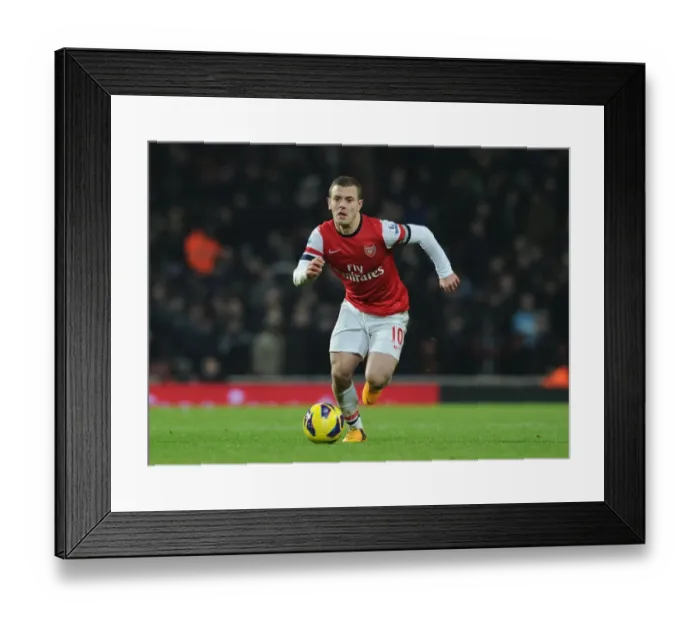 Framed Print : Jack Wilshere Fights for Control: Arsenal vs. West Ham in Premier League Framed Print : Jack Wilshere Fights for Control: Arsenal vs. West Ham in Premier League