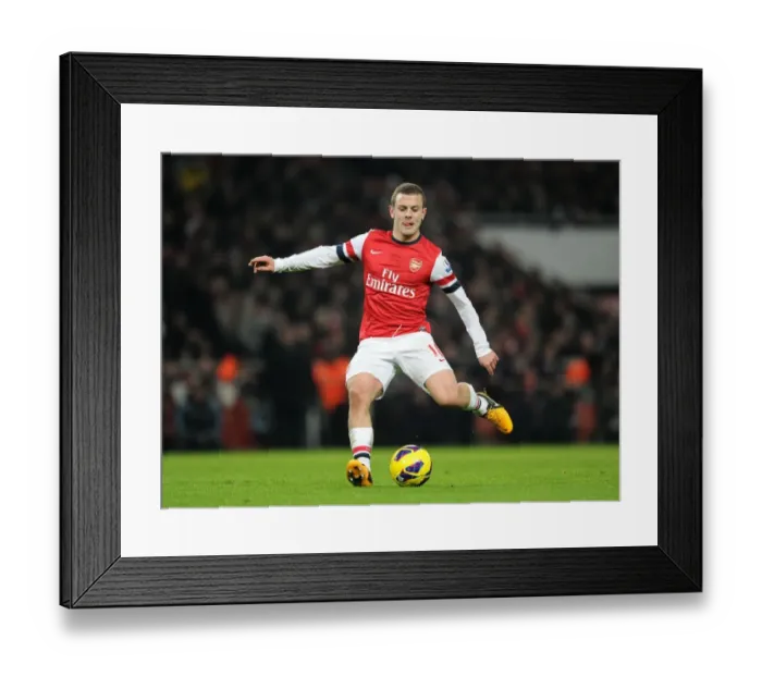 Framed Print : Jack Wilshere: Arsenal Midfielder in Action