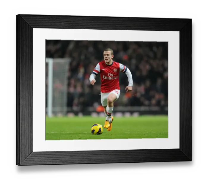 Framed Print : Jack Wilshere: Arsenal Midfielder in Action