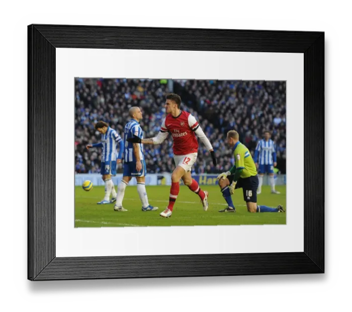 Framed Print : Olivier Giroud's Brace: Arsenal Progress in FA Cup Past Brighton & Hove Albion Framed Print : Olivier Giroud's Brace: Arsenal Progress in FA Cup Past Brighton & Hove Albion