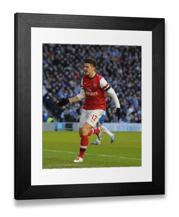 Framed Print : Olivier Giroud's Brace: Arsenal Overpower Brighton & Hove Albion in FA Cup (January 2013) Framed Print : Olivier Giroud's Brace: Arsenal Overpower Brighton & Hove Albion in FA Cup (January 2013)