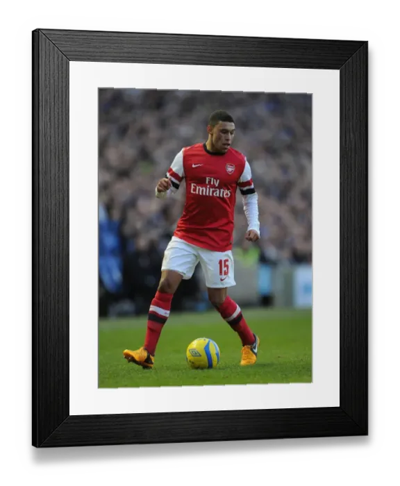 Framed Print : Alex Oxlade-Chamberlain in Action: Arsenal's FA Cup Triumph over Brighton & Hove Albion (2012-13)