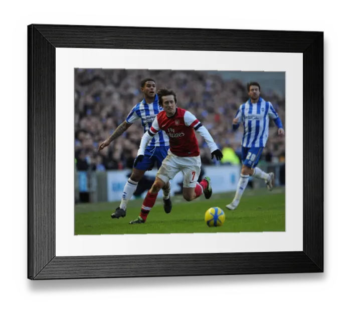Framed Print : Tomas Rosicky vs. Liam Bridcutt: FA Cup Clash Between Brighton & Hove Albion and Arsenal Framed Print : Tomas Rosicky vs. Liam Bridcutt: FA Cup Clash Between Brighton & Hove Albion and Arsenal