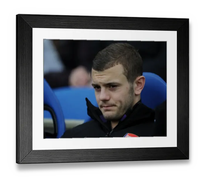 Framed Print : Determined Jack Wilshere's FA Cup Return: Arsenal's Victory over Brighton & Hove Albion (2013)