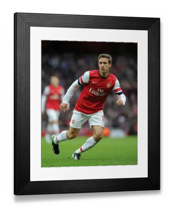 Framed Print : Nacho Monreal in Action: Arsenal vs Stoke City, Premier League 2012-13 Framed Print : Nacho Monreal in Action: Arsenal vs Stoke City, Premier League 2012-13