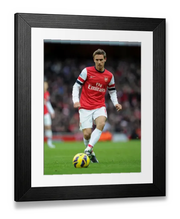 Framed Print : Nacho Monreal in Action: Arsenal vs Stoke City, Premier League 2012-13 Framed Print : Nacho Monreal in Action: Arsenal vs Stoke City, Premier League 2012-13