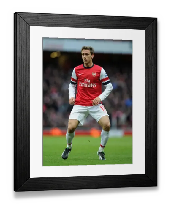 Framed Print : Nacho Monreal in Action: Arsenal vs Stoke City, Premier League 2012-13 Framed Print : Nacho Monreal in Action: Arsenal vs Stoke City, Premier League 2012-13