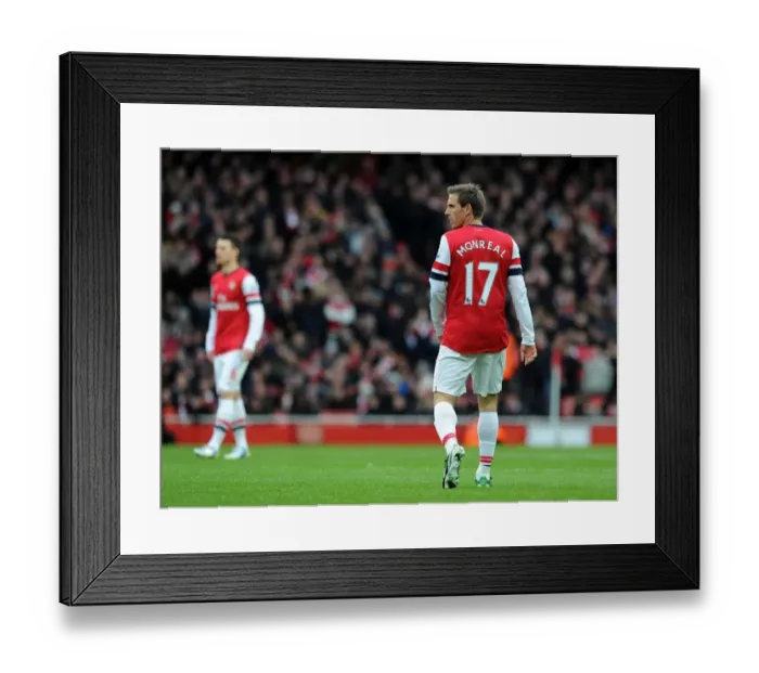 Framed Print : Nacho Monreal in Action: Arsenal vs Stoke City, Premier League 2012-13 Framed Print : Nacho Monreal in Action: Arsenal vs Stoke City, Premier League 2012-13