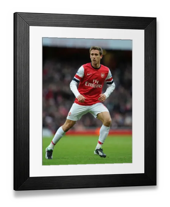 Framed Print : Nacho Monreal in Action: Arsenal vs Stoke City, Premier League 2012-13 Framed Print : Nacho Monreal in Action: Arsenal vs Stoke City, Premier League 2012-13