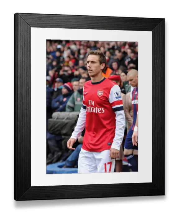 Framed Print : Nacho Monreal in Action: Arsenal vs Stoke City, Premier League 2012-13 Framed Print : Nacho Monreal in Action: Arsenal vs Stoke City, Premier League 2012-13