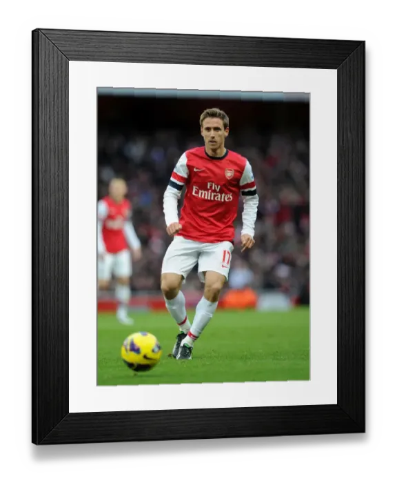 Framed Print : Nacho Monreal in Action: Arsenal vs Stoke City, Premier League 2012-13 Framed Print : Nacho Monreal in Action: Arsenal vs Stoke City, Premier League 2012-13