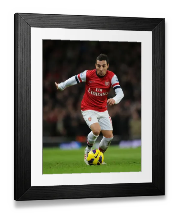 Framed Print : Santi Cazorla (Arsenal). Arsenal 2: 2 Liverpool. Barclays Premier League. Emirates Stadium, 30 / 1 / 13 Framed Print : Santi Cazorla (Arsenal). Arsenal 2: 2 Liverpool. Barclays Premier League. Emirates Stadium, 30 / 1 / 13
