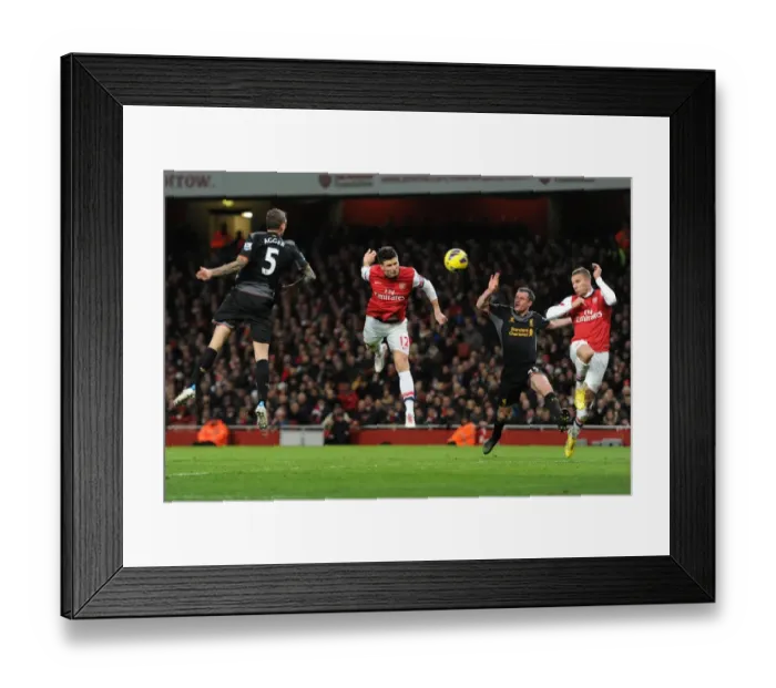 Framed Print : Olivier Giroud scores Arsenal 1st goal as he gets between Daniel Agger and Jamie Carragher Framed Print : Olivier Giroud scores Arsenal 1st goal as he gets between Daniel Agger and Jamie Carragher