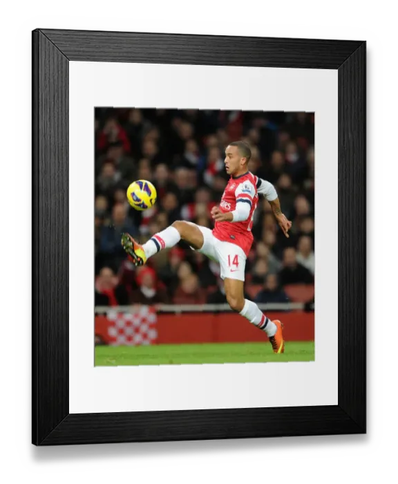 Framed Print : Theo Walcott in Action: Arsenal vs. Liverpool, Premier League 2012-13 Framed Print : Theo Walcott in Action: Arsenal vs. Liverpool, Premier League 2012-13