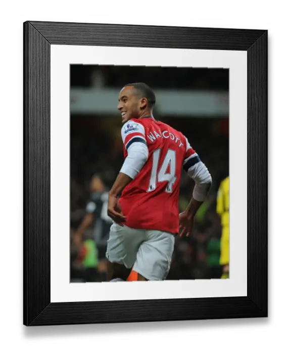 Framed Print : Theo Walcott's Brace: Arsenal's Triumph over Liverpool (2012-13) Framed Print : Theo Walcott's Brace: Arsenal's Triumph over Liverpool (2012-13)
