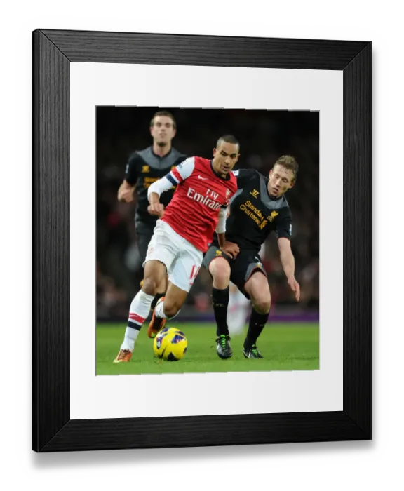 Framed Print : Theo Walcott vs. Lucas Leiva: A Football Rivalry Unfolds - Arsenal vs. Liverpool (2012-13) Framed Print : Theo Walcott vs. Lucas Leiva: A Football Rivalry Unfolds - Arsenal vs. Liverpool (2012-13)