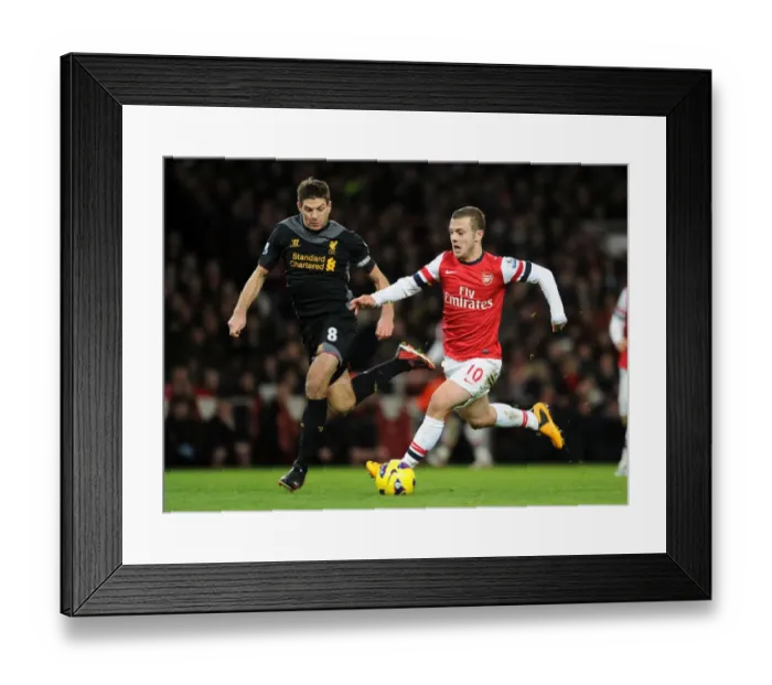 Framed Print : Clash of Midfield Maestros: Wilshere vs. Gerrard (Arsenal v Liverpool, 2012-13) Framed Print : Clash of Midfield Maestros: Wilshere vs. Gerrard (Arsenal v Liverpool, 2012-13)