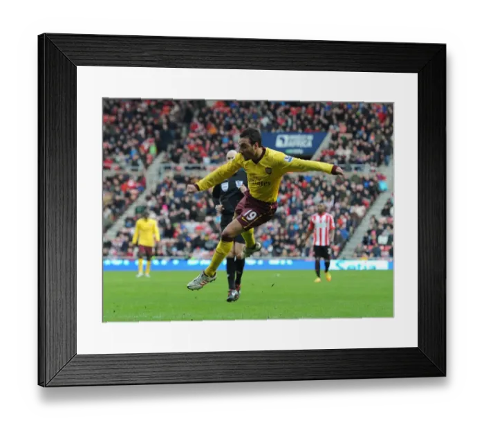 Framed Print : Santi Cazorla's Goal: Arsenal's Premier League Triumph over Sunderland (2012-13) Framed Print : Santi Cazorla's Goal: Arsenal's Premier League Triumph over Sunderland (2012-13)
