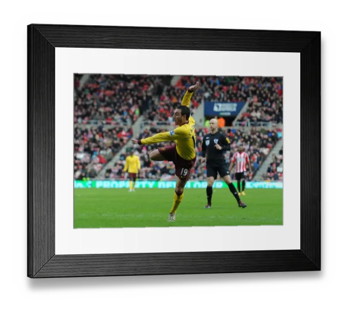 Framed Print : Santi Cazorla's Stunner: Arsenal's Game-Changing Goal in Premier League Victory Over Sunderland (2012-13) Framed Print : Santi Cazorla's Stunner: Arsenal's Game-Changing Goal in Premier League Victory Over Sunderland (2012-13)