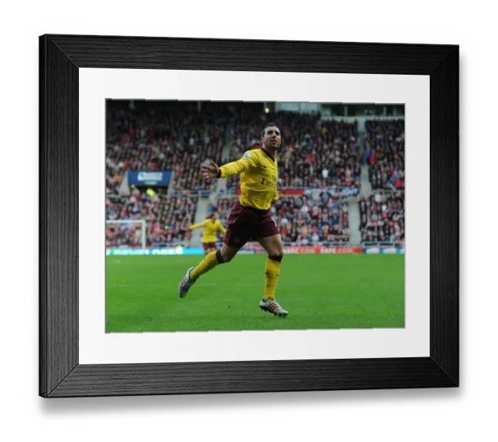 Framed Print : Santi Cazorla's Thrilling Goal: Arsenal's Victory at Sunderland (2012-13) Framed Print : Santi Cazorla's Thrilling Goal: Arsenal's Victory at Sunderland (2012-13)