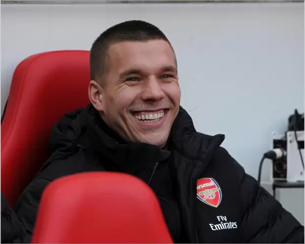 Lukas Podolski (Arsenal). Sunderland 0: 1 Arsenal. Barclays Premier League. Stadium of Light