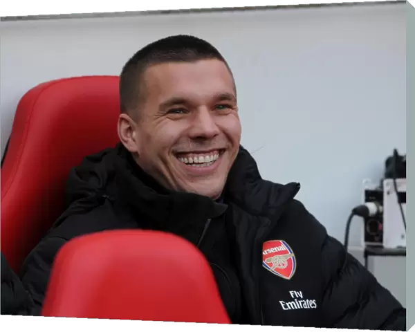 Lukas Podolski (Arsenal). Sunderland 0: 1 Arsenal. Barclays Premier League. Stadium of Light