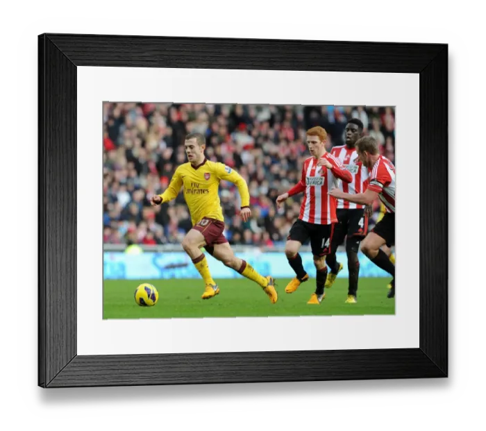 Framed Print : Jack Wilshere Outmaneuvers Jack Colback and Alfred N'Diaye in Sunderland vs Arsenal Premier League Clash Framed Print : Jack Wilshere Outmaneuvers Jack Colback and Alfred N'Diaye in Sunderland vs Arsenal Premier League Clash
