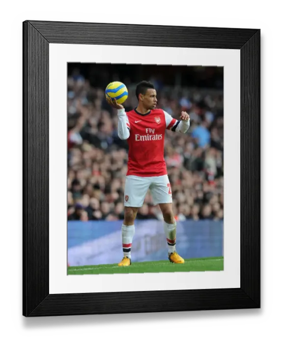 Framed Print : Francis Coquelin: Arsenal's FA Cup Hero against Blackburn Rovers (2013)