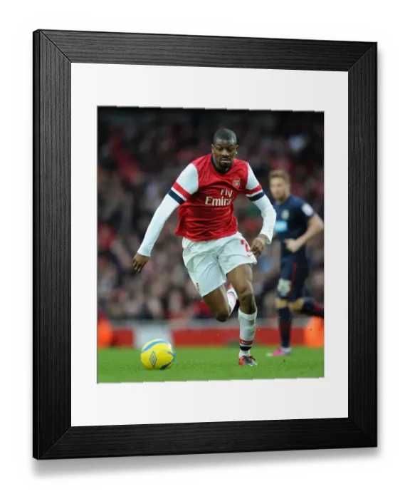 Framed Print : Abou Diaby in Action: Arsenal vs. Blackburn Rovers, FA Cup 2012-13